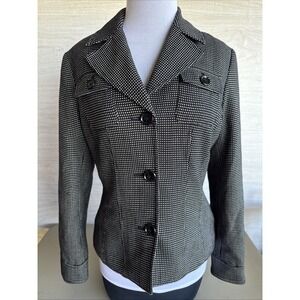 Jones New York Signature Lined Women's Blazer Sz 4
